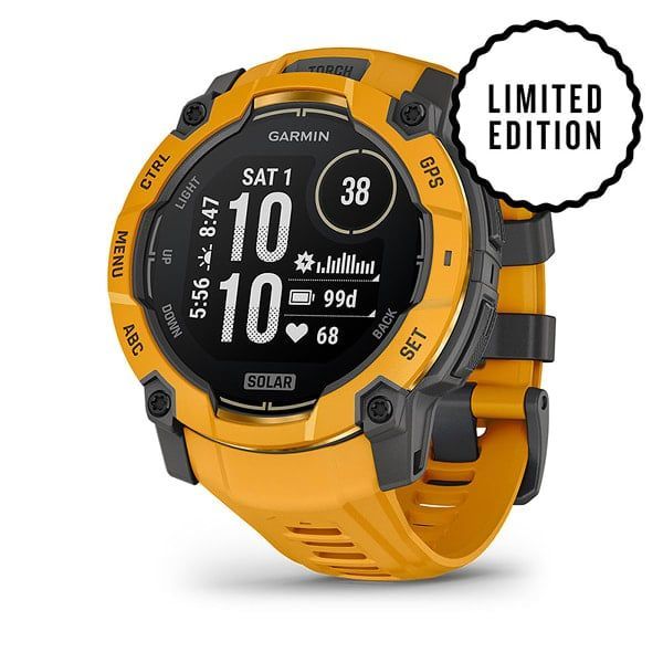Garmin Instinct 3 50mm Solar Sunburst with Sunburst/Gray Band Garmin Instinct 3 50mm Solar Sunburst with Sunburst/Gray Band