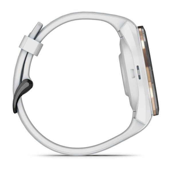 Garmin Approach S70 42mm Black/Peach Ceramic Bezel with White Silicone Band Garmin Approach S70 42mm Black/Peach Ceramic Bezel with White Silicone Band