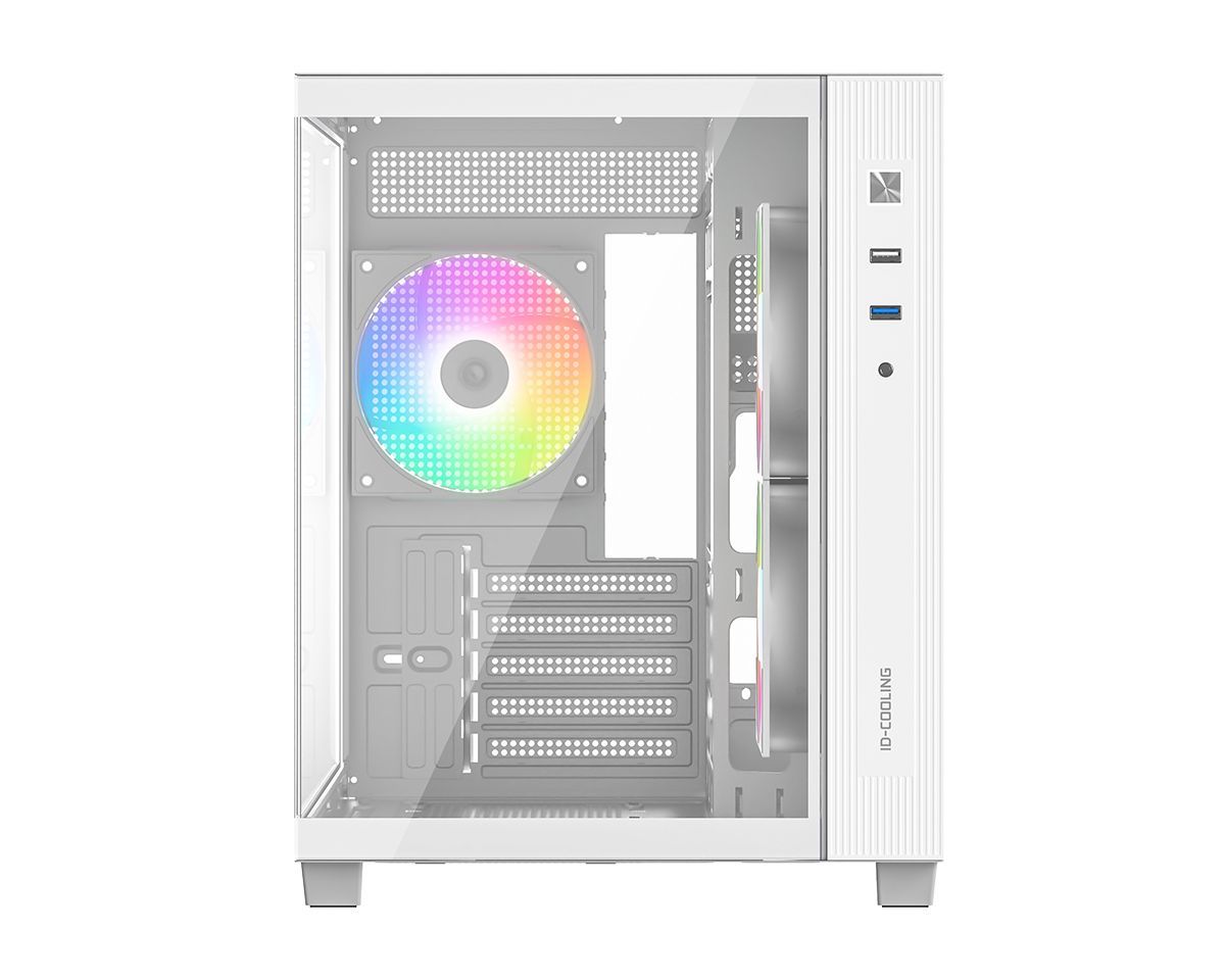 ID-COOLING VIEW 500 ARGB WH Tempered Glass White ID-COOLING VIEW 500 ARGB WH Tempered Glass White
