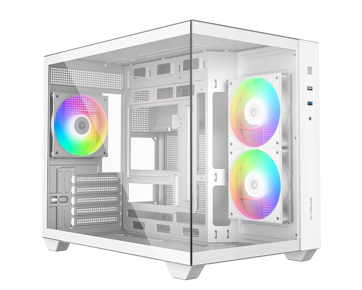 ID-COOLING VIEW 500 ARGB WH Tempered Glass White ID-COOLING VIEW 500 ARGB WH Tempered Glass White