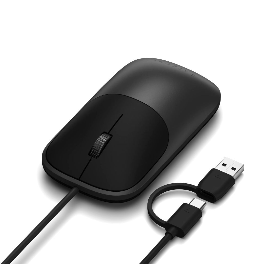 Satechi Slim LX Wired Mouse Space Black