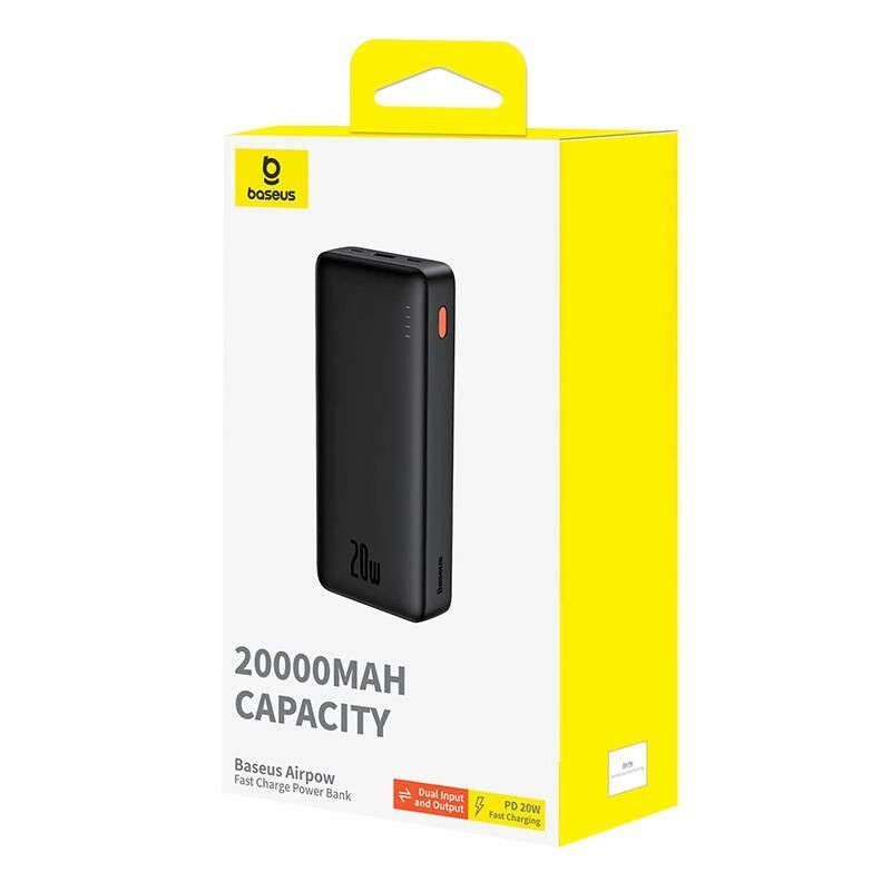 Baseus Airpow 20000mAh PowerBank Black Baseus Airpow 20000mAh PowerBank Black