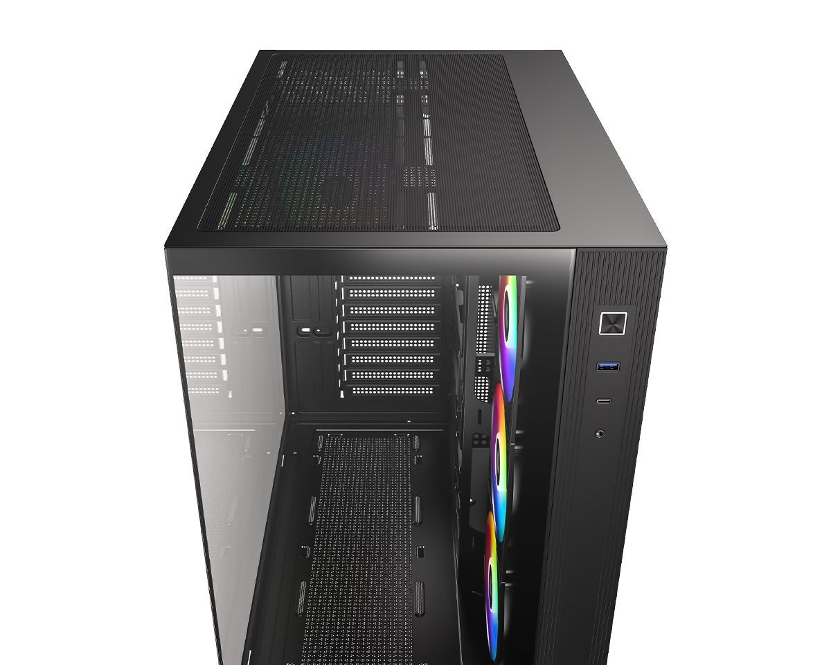 ID-COOLING VIEW 510 ARGB Tempered Glass Black ID-COOLING VIEW 510 ARGB Tempered Glass Black