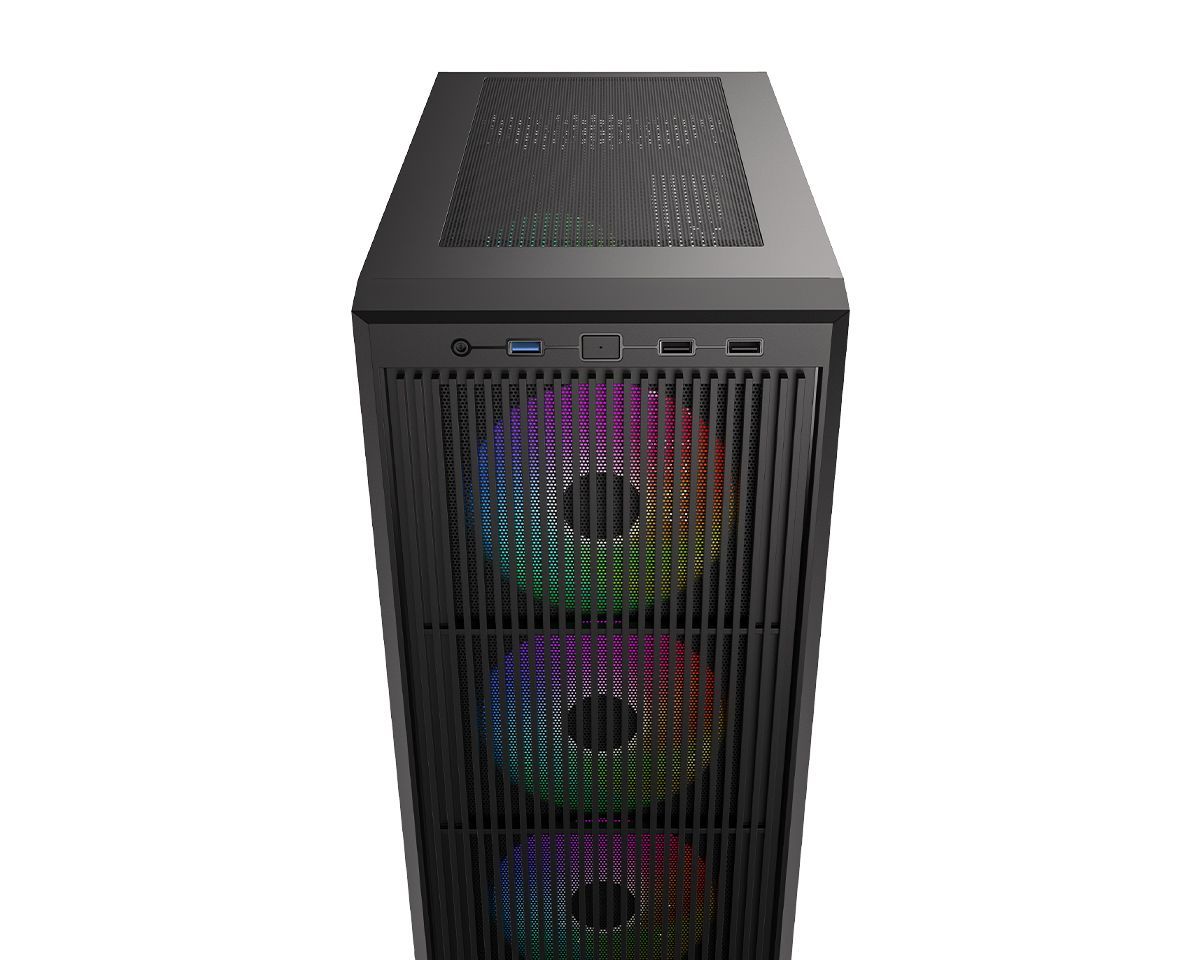 ID-COOLING WARE 300 ARGB Tempered Glass Black ID-COOLING WARE 300 ARGB Tempered Glass Black