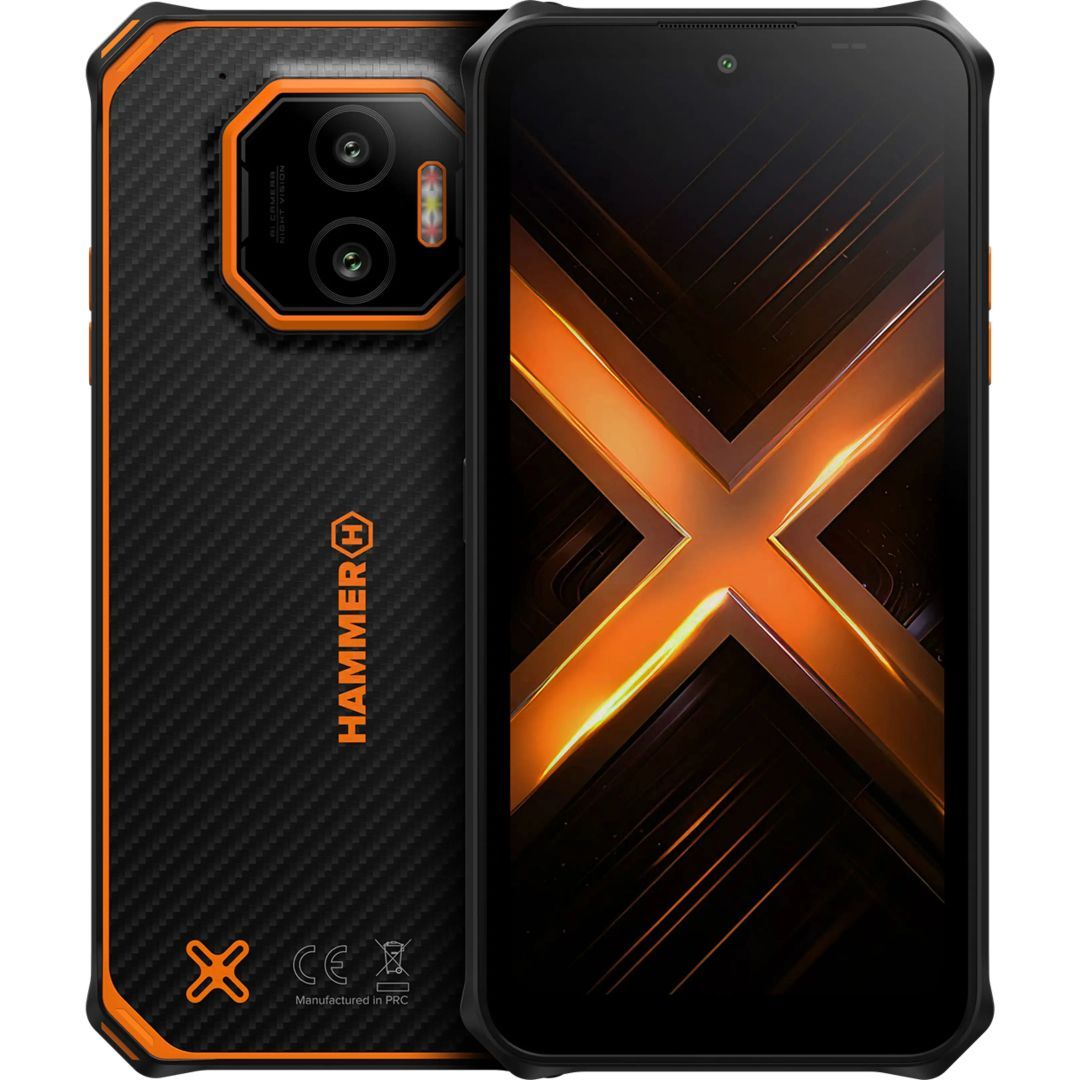 MyPhone Hammer Energy X2 5G 128GB DualSIM Black/Orange MyPhone Hammer Energy X2 5G 128GB DualSIM Black/Orange