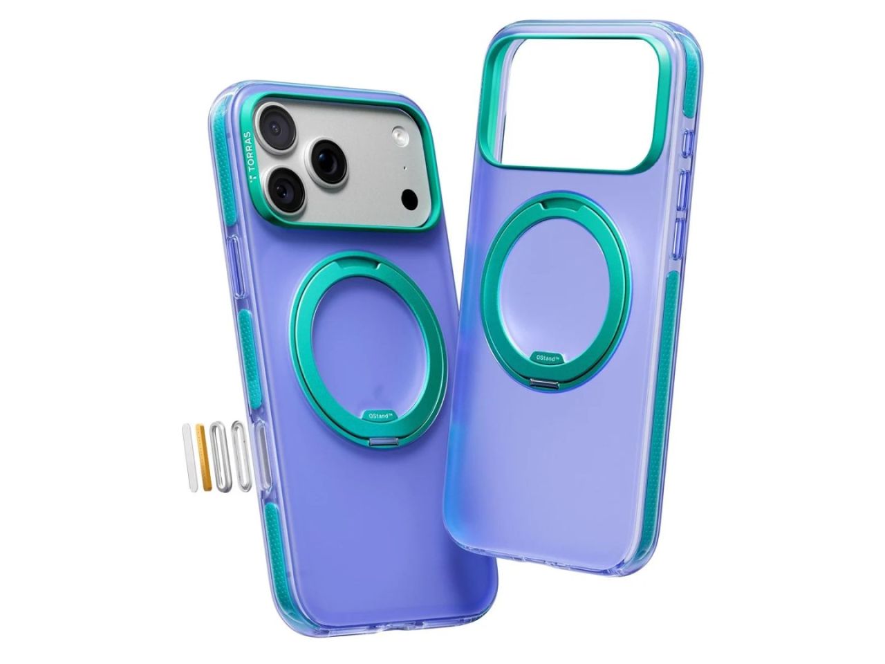 Torras Ostand O3 Hue case for iPhone 17 Pro Violet Purple