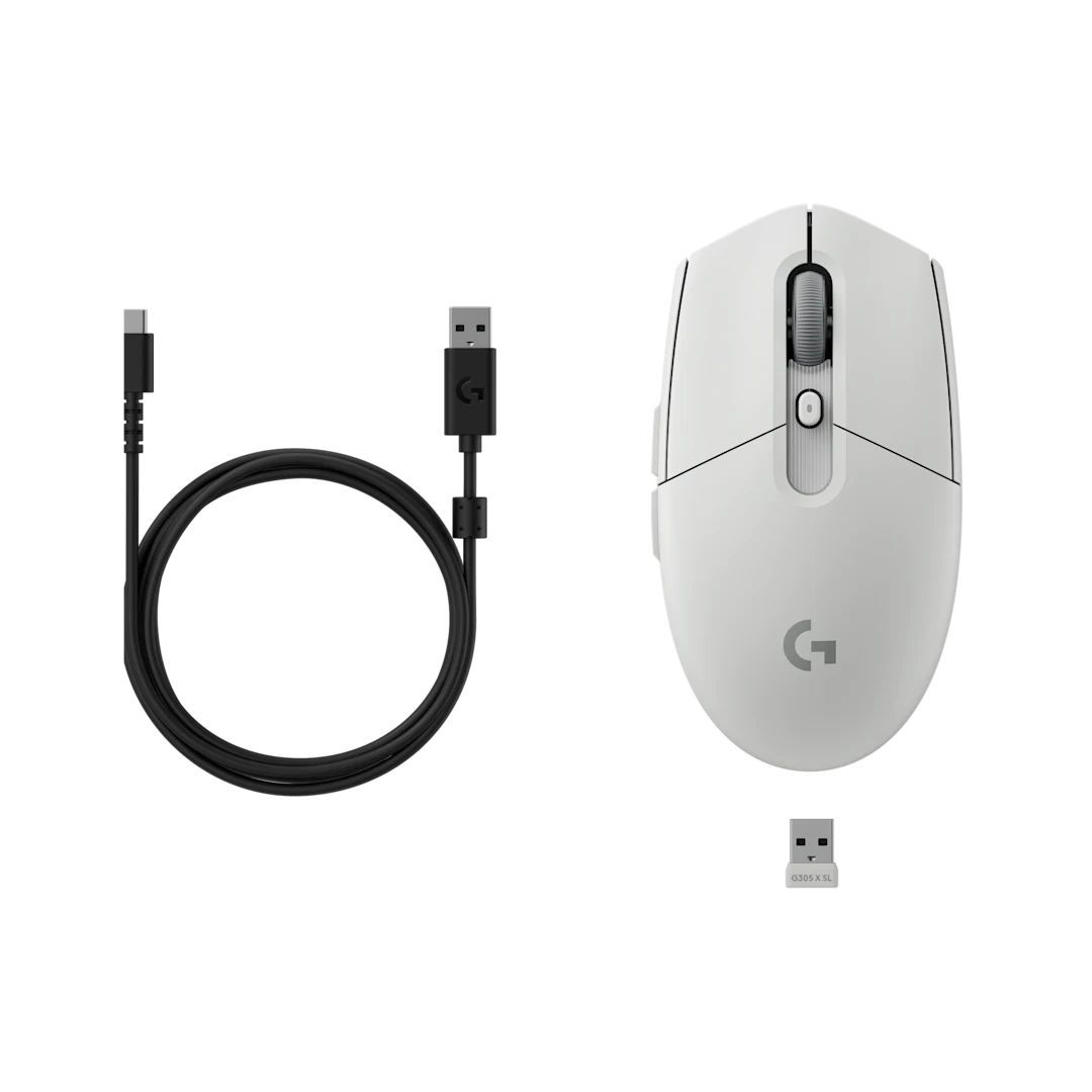 Logitech G305 X SUPERLIGHT Gaming Bluetooth Mouse White