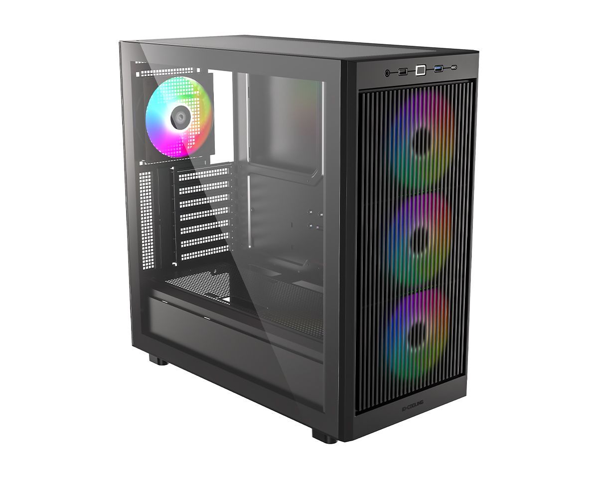 ID-COOLING WARE 510 ARGB Tempered Glass Black ID-COOLING WARE 510 ARGB Tempered Glass Black