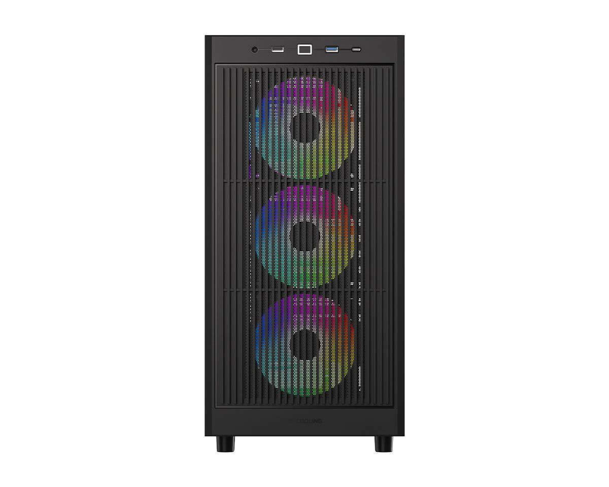 ID-COOLING WARE 510 ARGB Tempered Glass Black ID-COOLING WARE 510 ARGB Tempered Glass Black