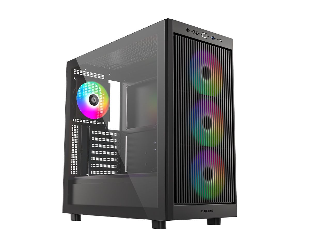 ID-COOLING WARE 510 ARGB Tempered Glass Black ID-COOLING WARE 510 ARGB Tempered Glass Black