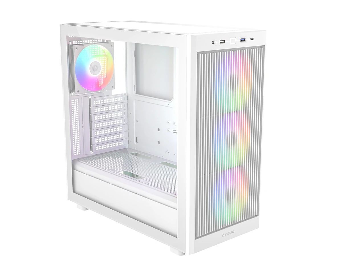 ID-COOLING WARE 510 ARGB WH Tempered Glass White ID-COOLING WARE 510 ARGB WH Tempered Glass White