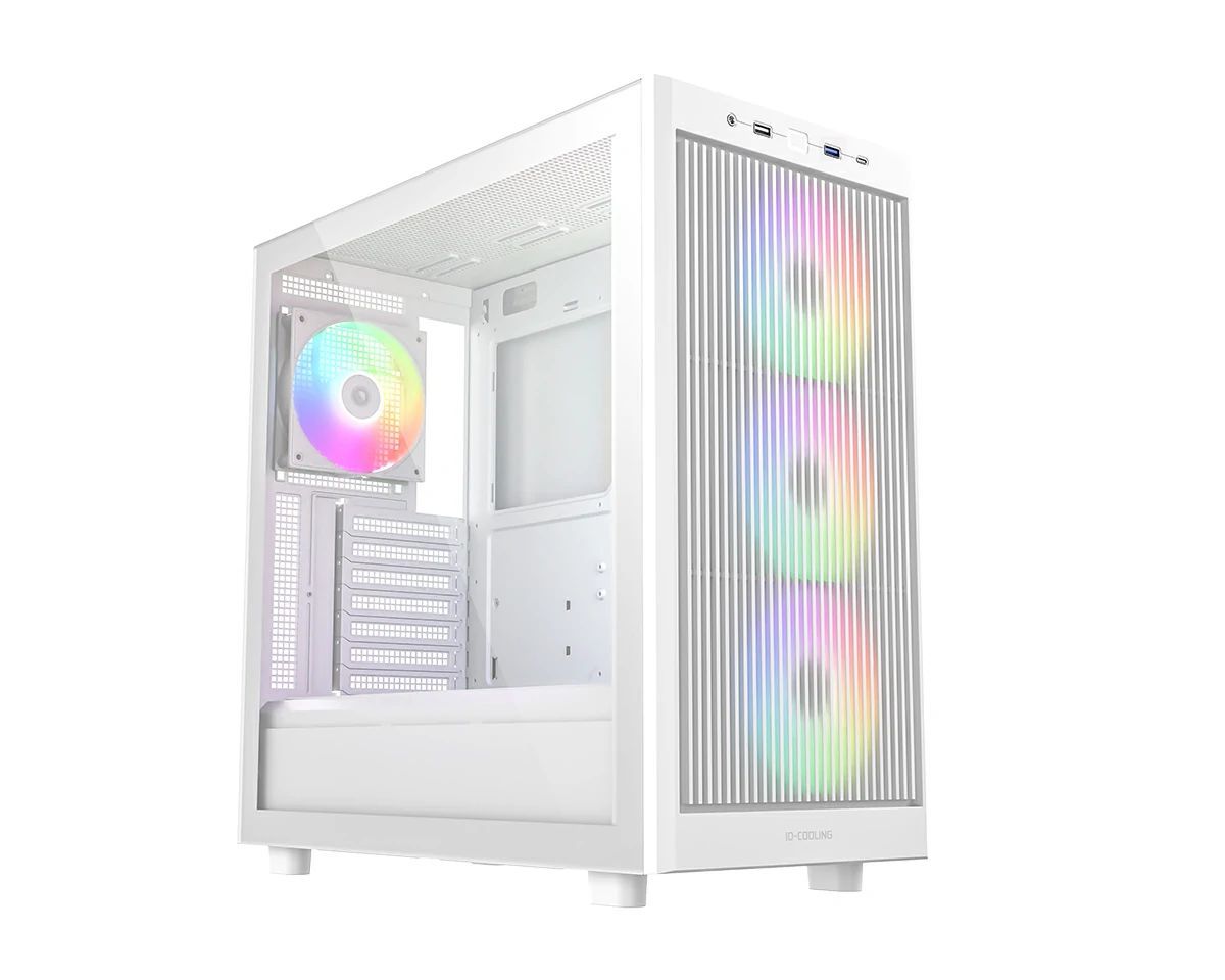 ID-COOLING WARE 510 ARGB WH Tempered Glass White ID-COOLING WARE 510 ARGB WH Tempered Glass White