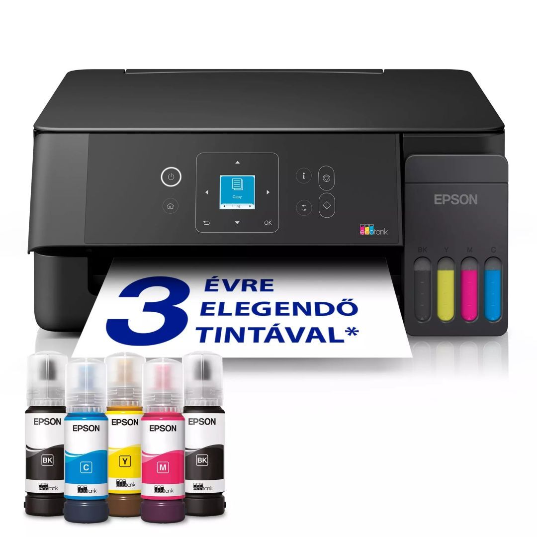 Epson EcoTank L3360W Wireless Tintasugaras Nyomtató/Másoló/Scanner Epson EcoTank L3360W Wireless Tintasugaras Nyomtató/Másoló/Scanner
