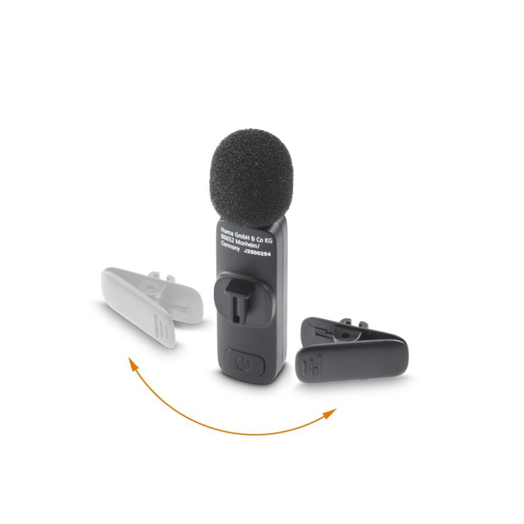 Hama Smart Wireless Microphone Black Hama Smart Wireless Microphone Black