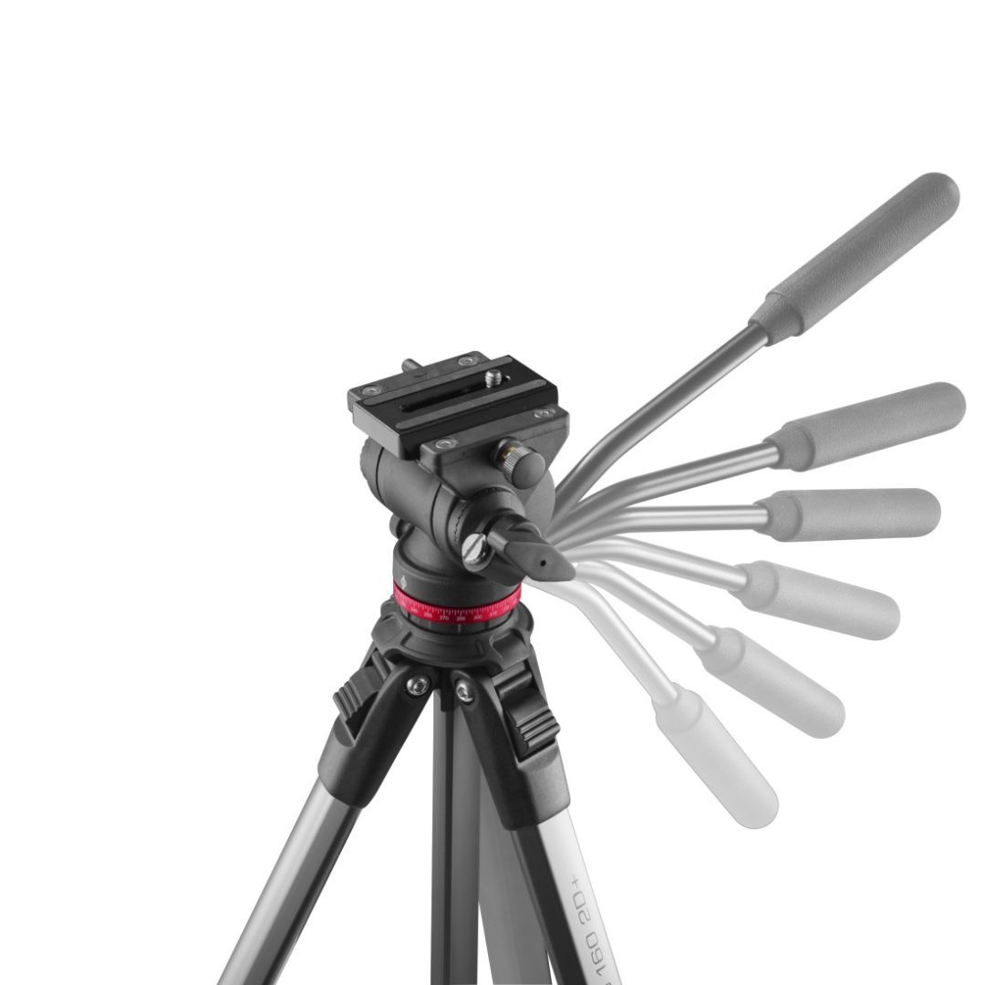 Hama Pro Move 160 2D+ Fotó-Videó állvány Silver Hama Pro Move 160 2D+ Fotó-Videó állvány Silver