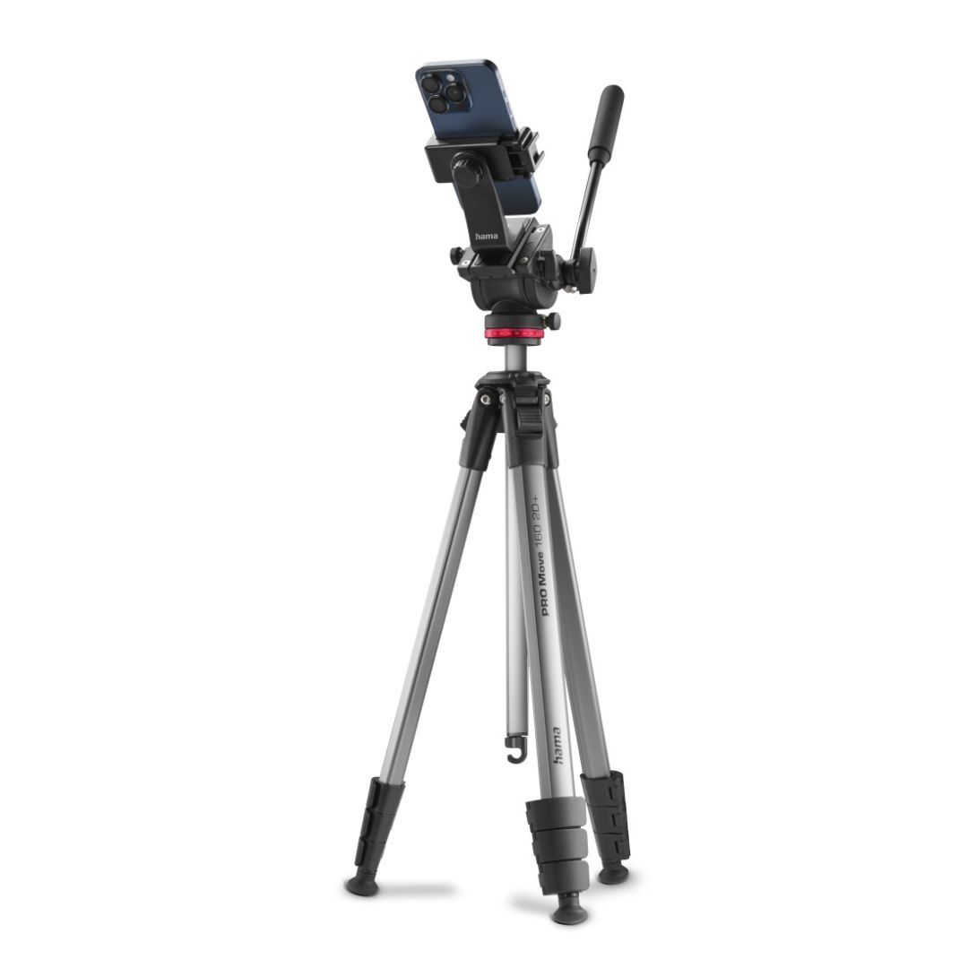 Hama Pro Move 160 2D+ Fotó-Videó állvány Silver Hama Pro Move 160 2D+ Fotó-Videó állvány Silver