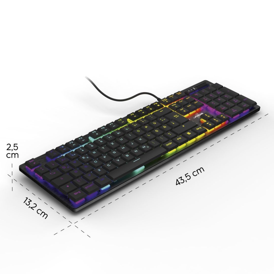 Hama uRage Exodus 910 Low Profile Red Switch Keyboard Black HU Hama uRage Exodus 910 Low Profile Red Switch Keyboard Black HU