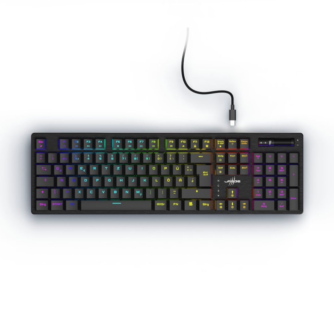 Hama uRage Exodus 910 Low Profile Red Switch Keyboard Black HU Hama uRage Exodus 910 Low Profile Red Switch Keyboard Black HU