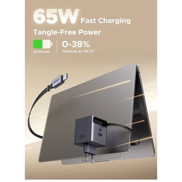 UGREEN X615 65W USB-C GaN Quick Charger Black UGREEN X615 65W USB-C GaN Quick Charger Black