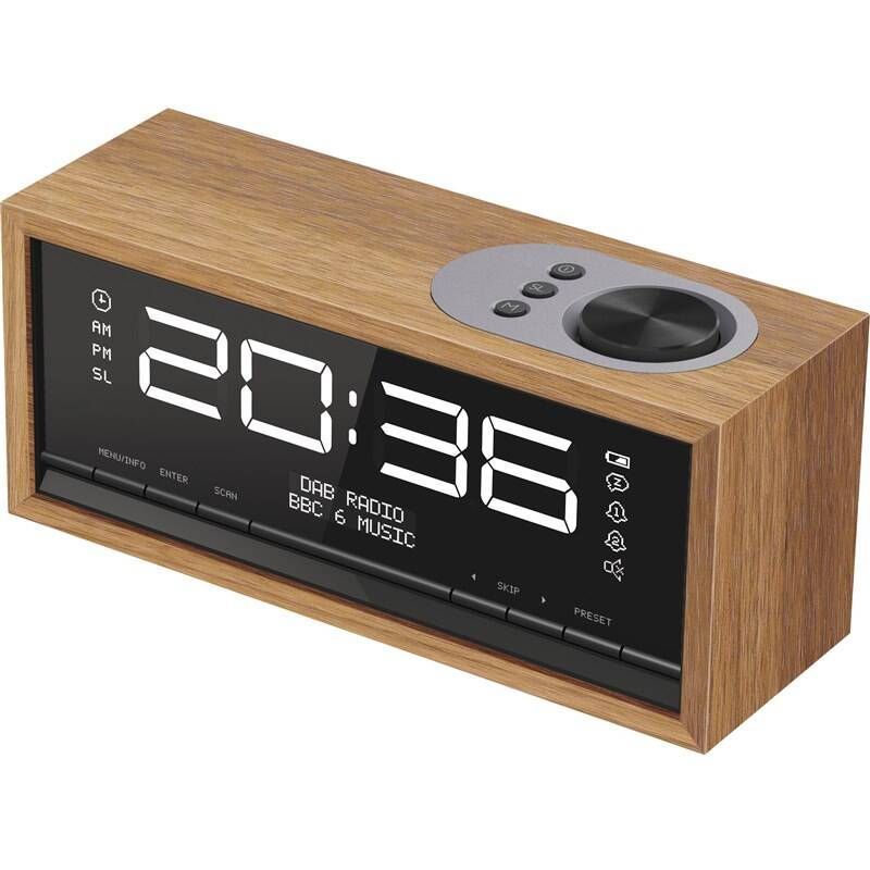 Carneo C100 DAB/FM Radio Wood/Black Carneo C100 DAB/FM Radio Wood/Black