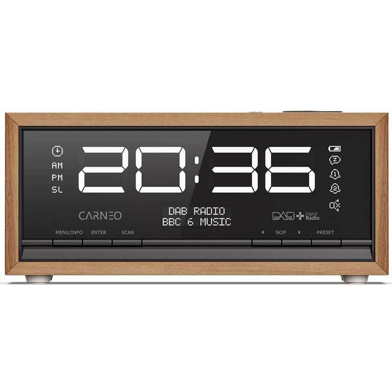 Carneo C100 DAB/FM Radio Wood/Black Carneo C100 DAB/FM Radio Wood/Black