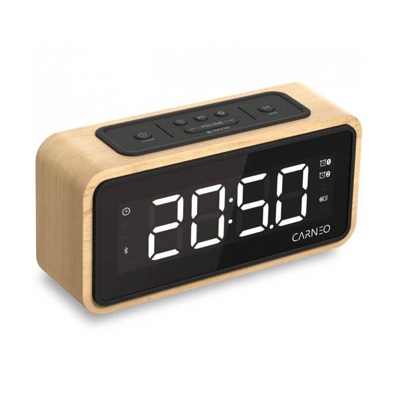 Carneo CF90 Radio Alarm Clock Wood/Black Carneo CF90 Radio Alarm Clock Wood/Black