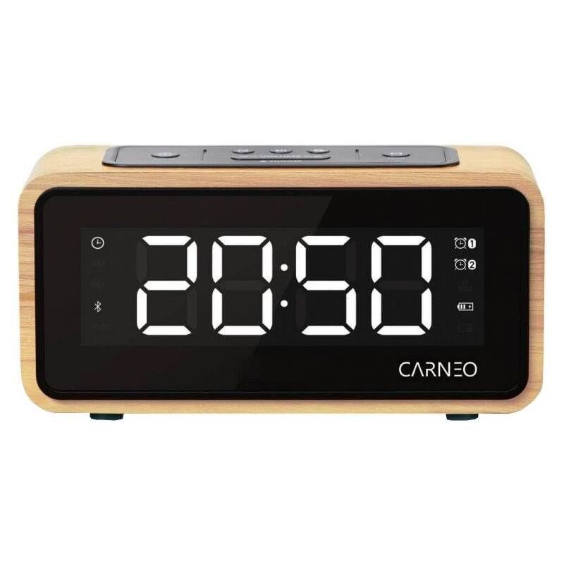 Carneo CF90 Radio Alarm Clock Wood/Black Carneo CF90 Radio Alarm Clock Wood/Black