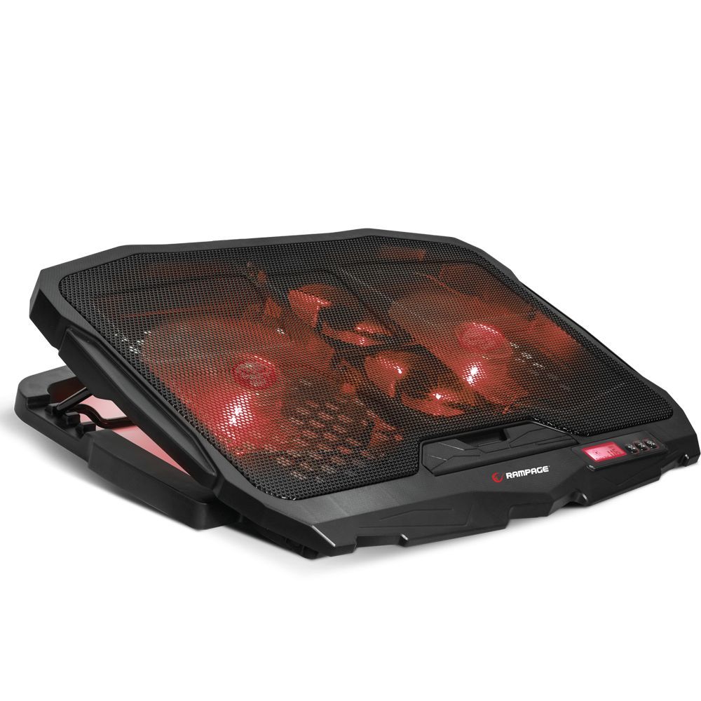 Rampage AD-RC4 Notebook hűtő Black Rampage AD-RC4 Notebook hűtő Black
