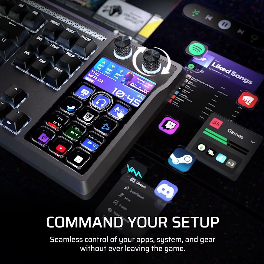 Corsair Galleon 100 SD Stream Deck-Integrated Mechanical Keyboard Black US Corsair Galleon 100 SD Stream Deck-Integrated Mechanical Keyboard Black US