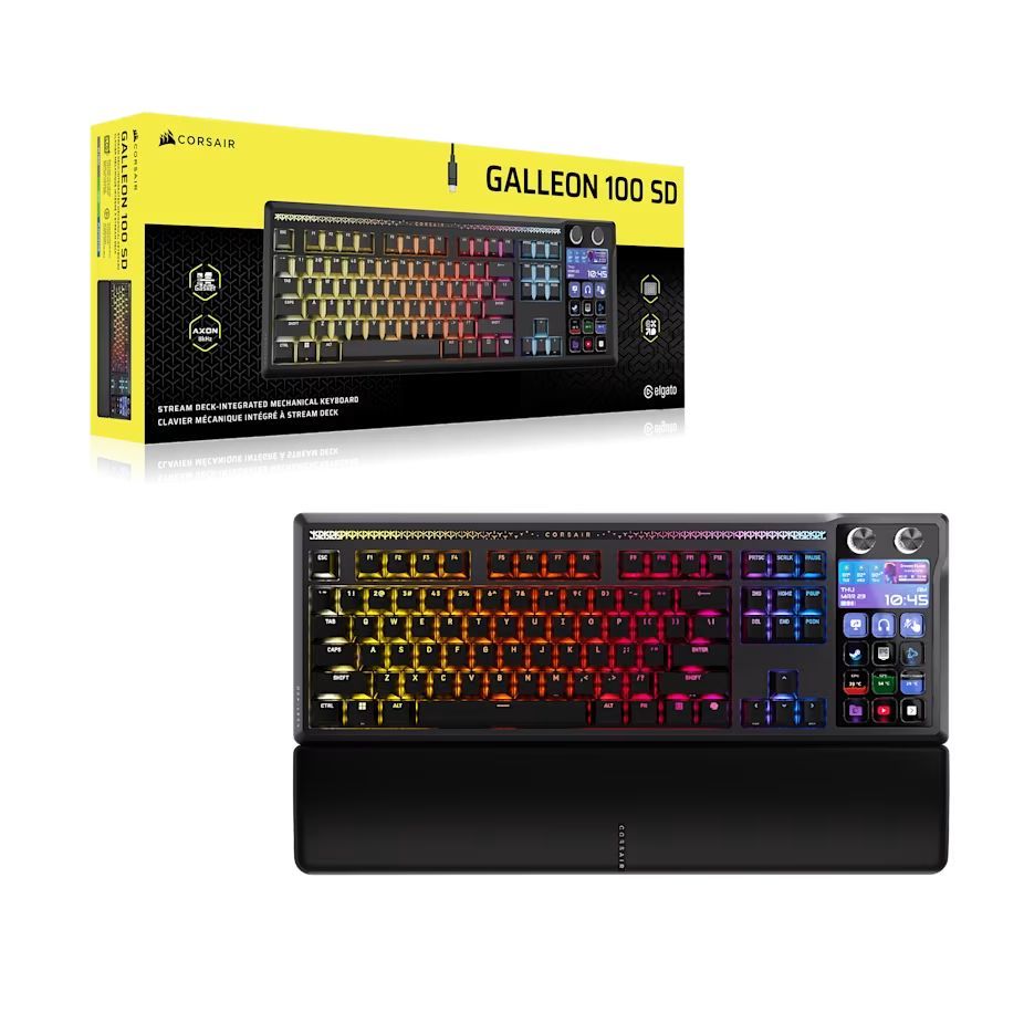 Corsair Galleon 100 SD Stream Deck-Integrated Mechanical Keyboard Black US Corsair Galleon 100 SD Stream Deck-Integrated Mechanical Keyboard Black US