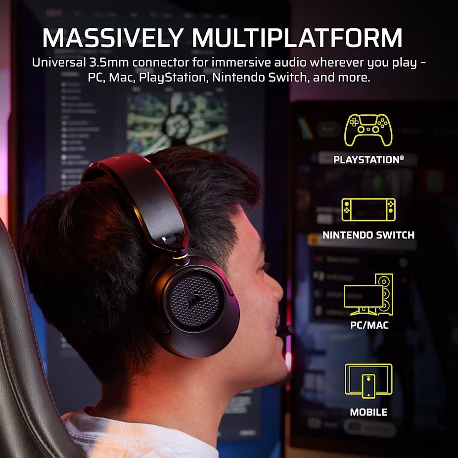 Corsair HS35 v3 Gaming Headset Carbon Corsair HS35 v3 Gaming Headset Carbon