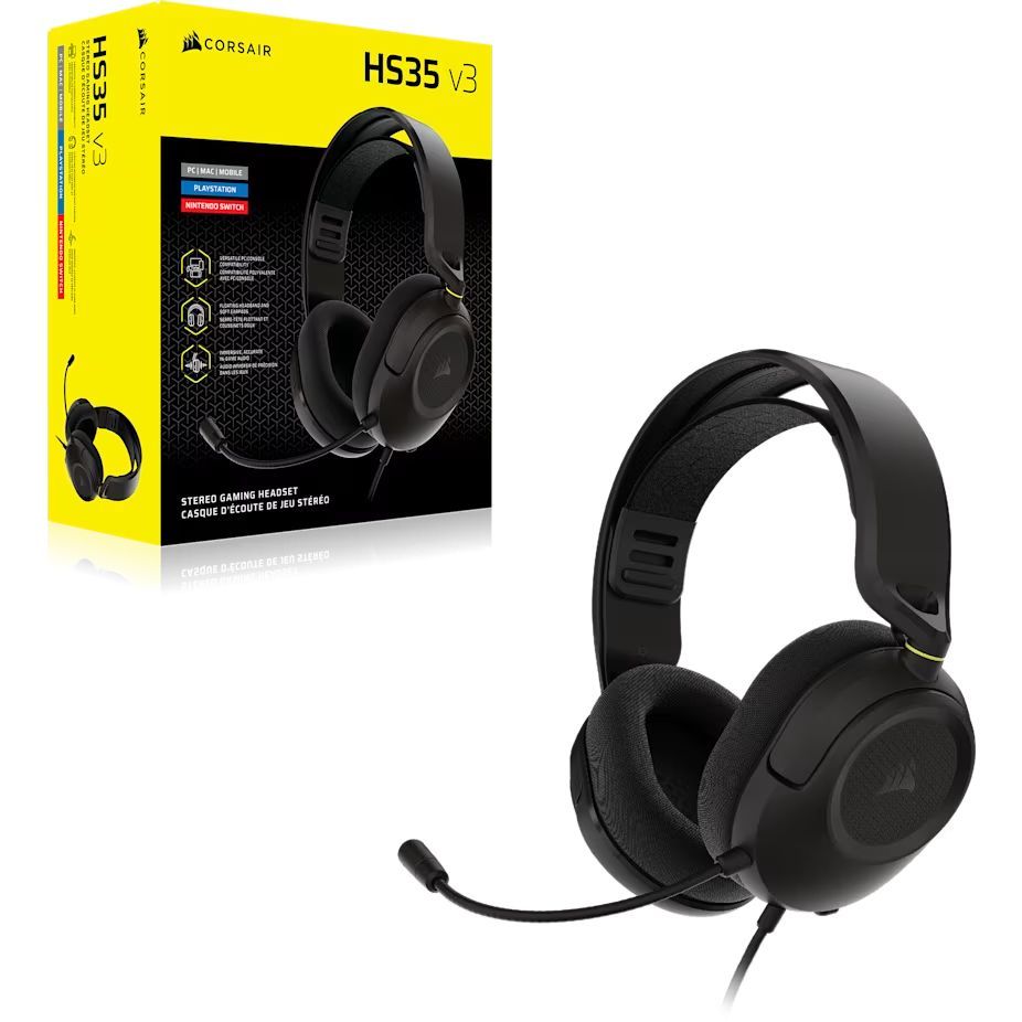 Corsair HS35 v3 Gaming Headset Carbon Corsair HS35 v3 Gaming Headset Carbon