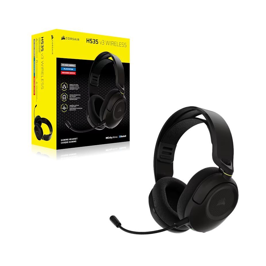 Corsair HS35 v3 Wireless Gaming Headset Carbon Corsair HS35 v3 Wireless Gaming Headset Carbon