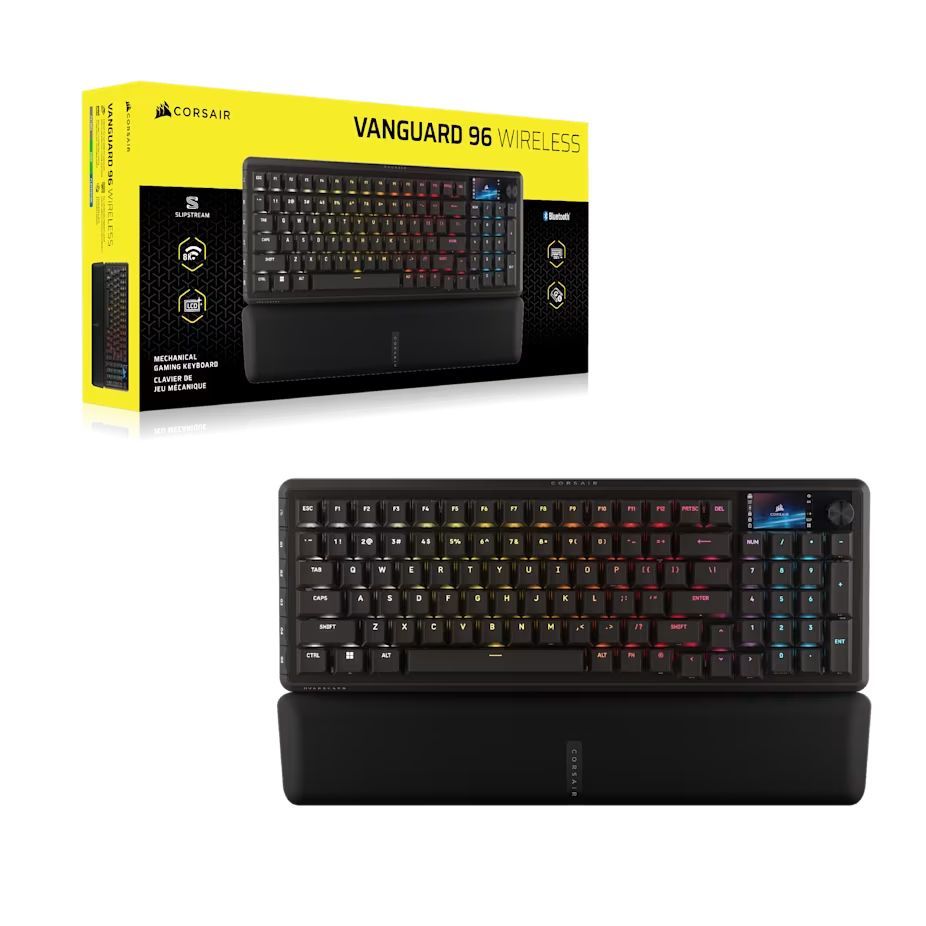 Corsair Vanguard 96 Wireless Mechanical Gaming Keyboard Black US Corsair Vanguard 96 Wireless Mechanical Gaming Keyboard Black US