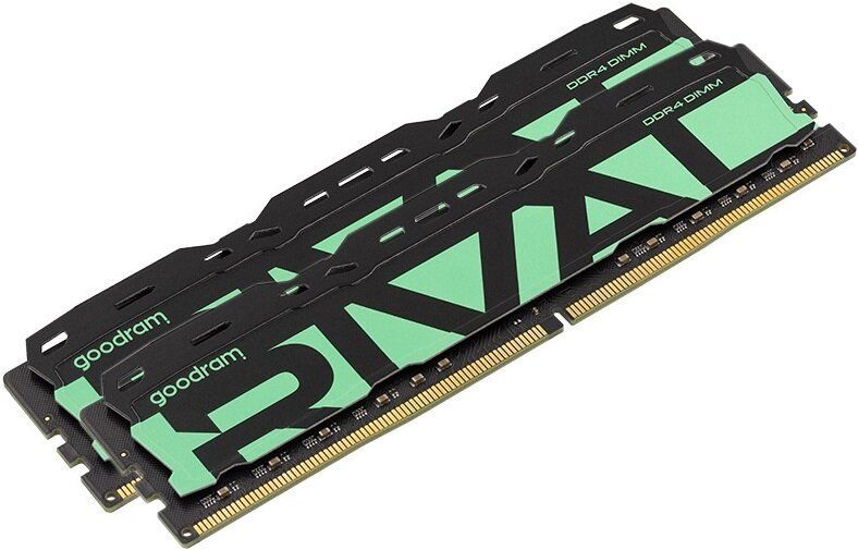 GoodRam 32GB DDR4 3200MHz Kit(2x16GB) Rival Radiant Green GoodRam 32GB DDR4 3200MHz Kit(2x16GB) Rival Radiant Green