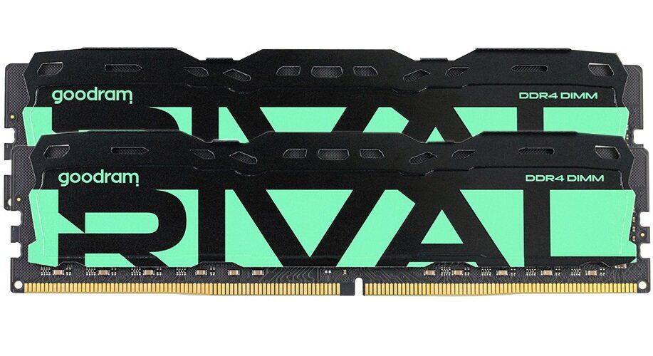 GoodRam 32GB DDR4 3200MHz Kit(2x16GB) Rival Radiant Green GoodRam 32GB DDR4 3200MHz Kit(2x16GB) Rival Radiant Green