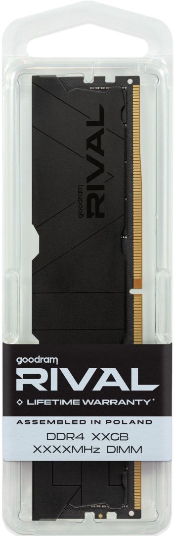 GoodRam 16GB DDR4 3600MHz Rival Deep Black GoodRam 16GB DDR4 3600MHz Rival Deep Black