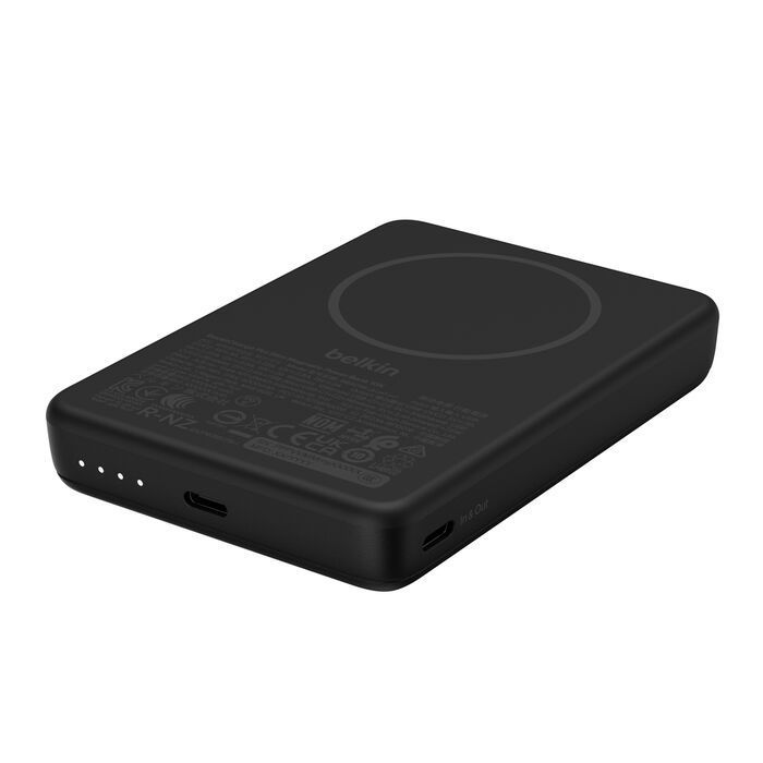 Belkin BoostCharge Slim Magnetic 10000mAh PowerBank with Qi2 Black Belkin BoostCharge Slim Magnetic 10000mAh PowerBank with Qi2 Black