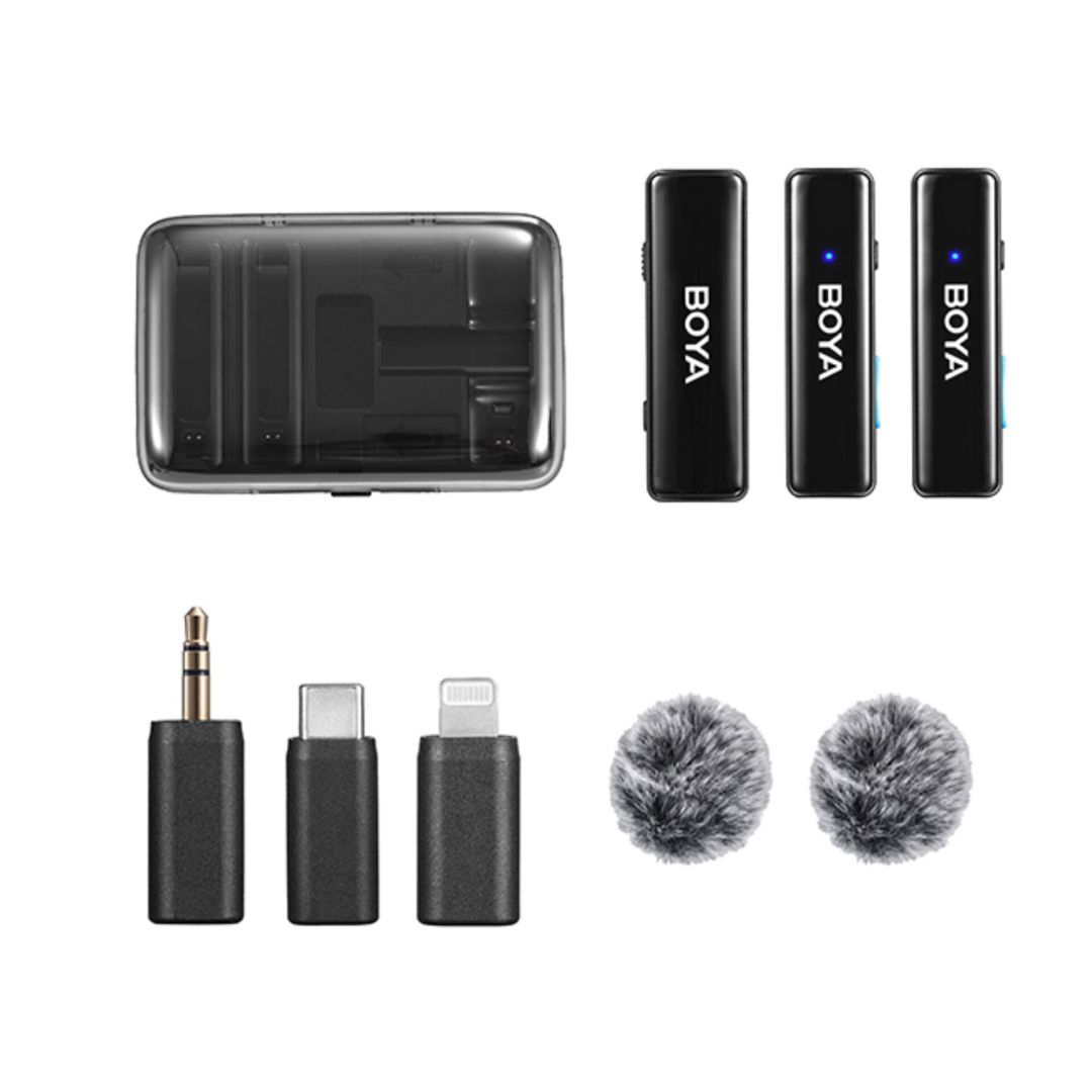BOYA Boyalink 2TX + 3RX Wireless microphone Black BOYA Boyalink 2TX + 3RX Wireless microphone Black
