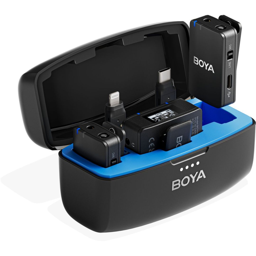 BOYA Boyamic 1 1TX + 3RX Wireless microphone Black BOYA Boyamic 1 1TX + 3RX Wireless microphone Black