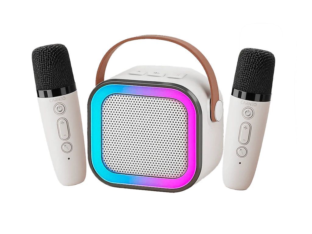Carneo Dj Mini for Kids Karaoke Set Speaker White Carneo Dj Mini for Kids Karaoke Set Speaker White