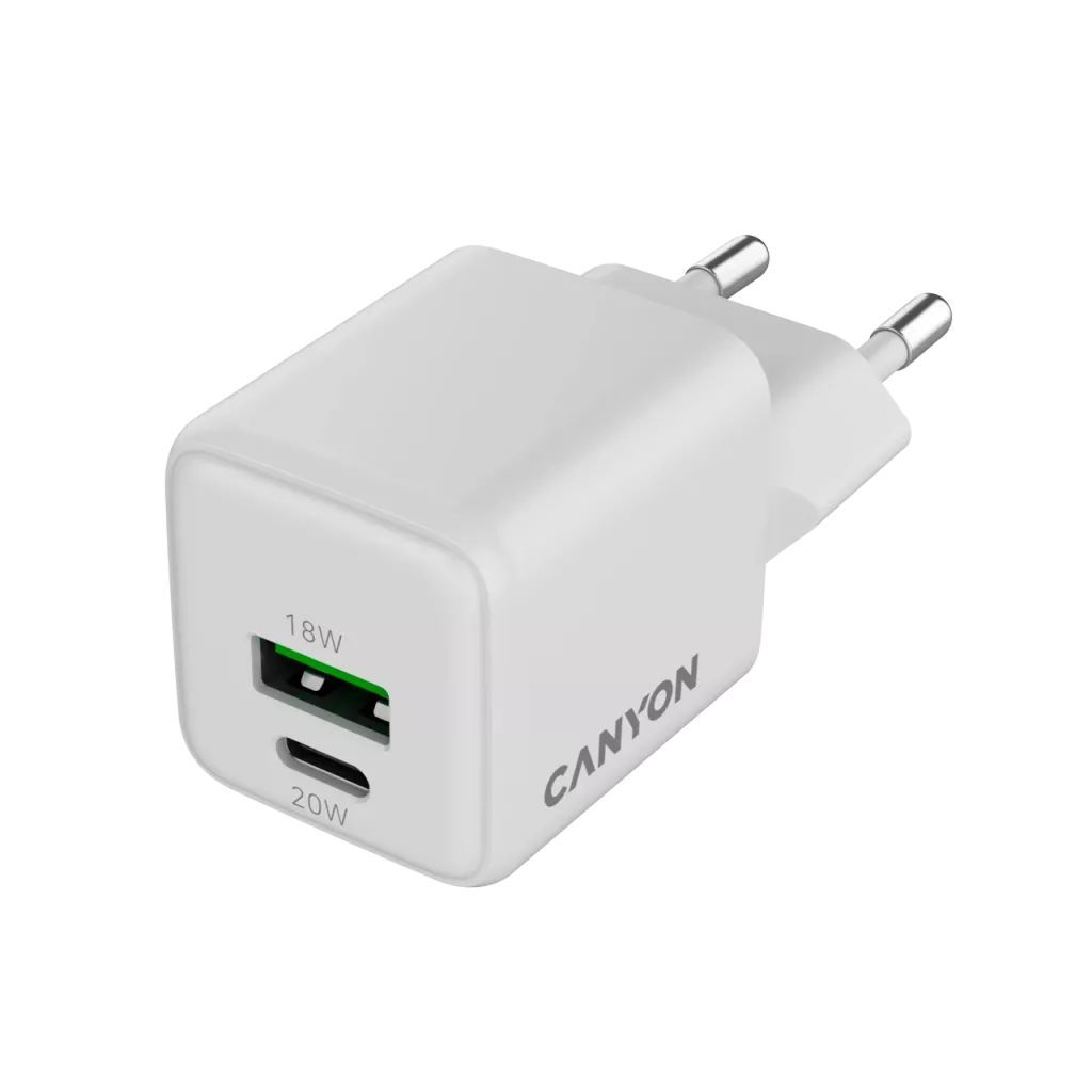 Canyon CU20AC Wall Charger White Canyon CU20AC Wall Charger White