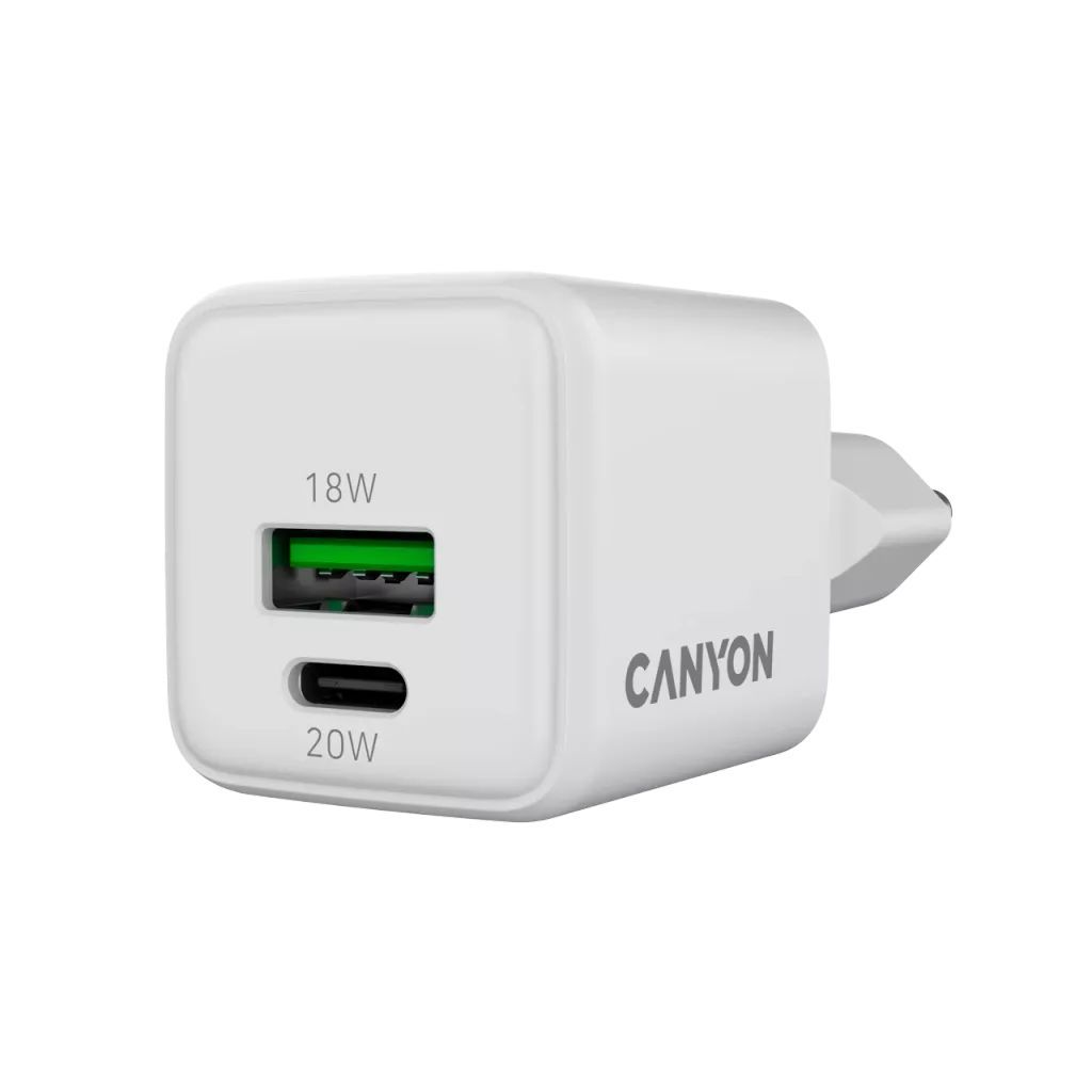 Canyon CU20AC Wall Charger White Canyon CU20AC Wall Charger White