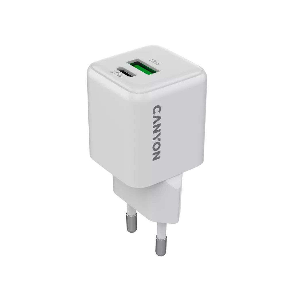 Canyon CU20AC Wall Charger White Canyon CU20AC Wall Charger White