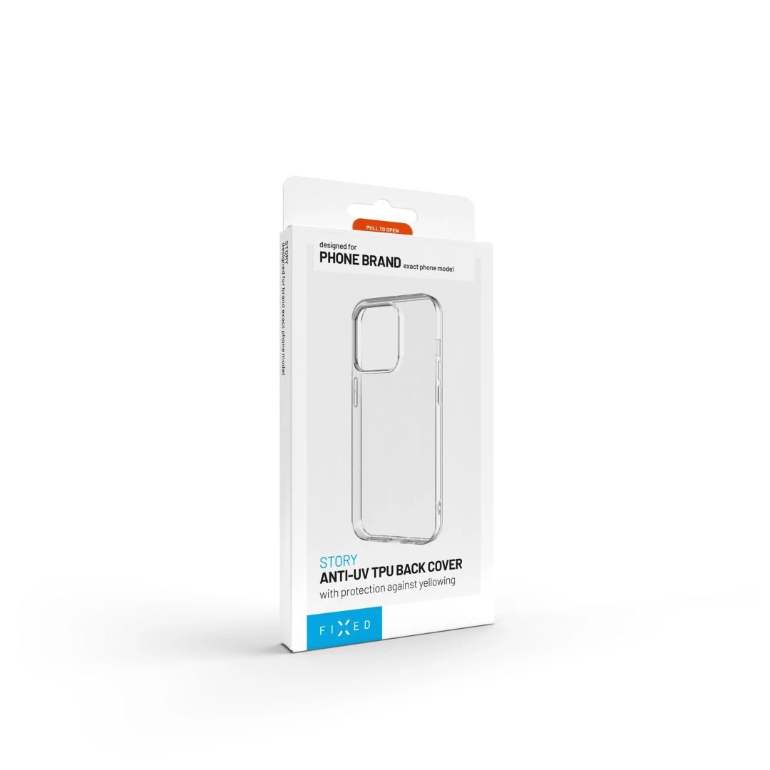 FIXED Story AntiUV gél tok Xiaomi 17T Pro készülékhez, átlátszó