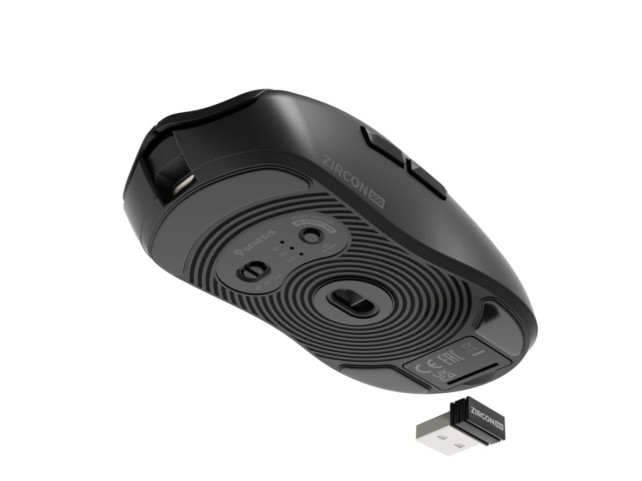 Genesis Zircon 500 Wireless Gaming Mouse Black Genesis Zircon 500 Wireless Gaming Mouse Black