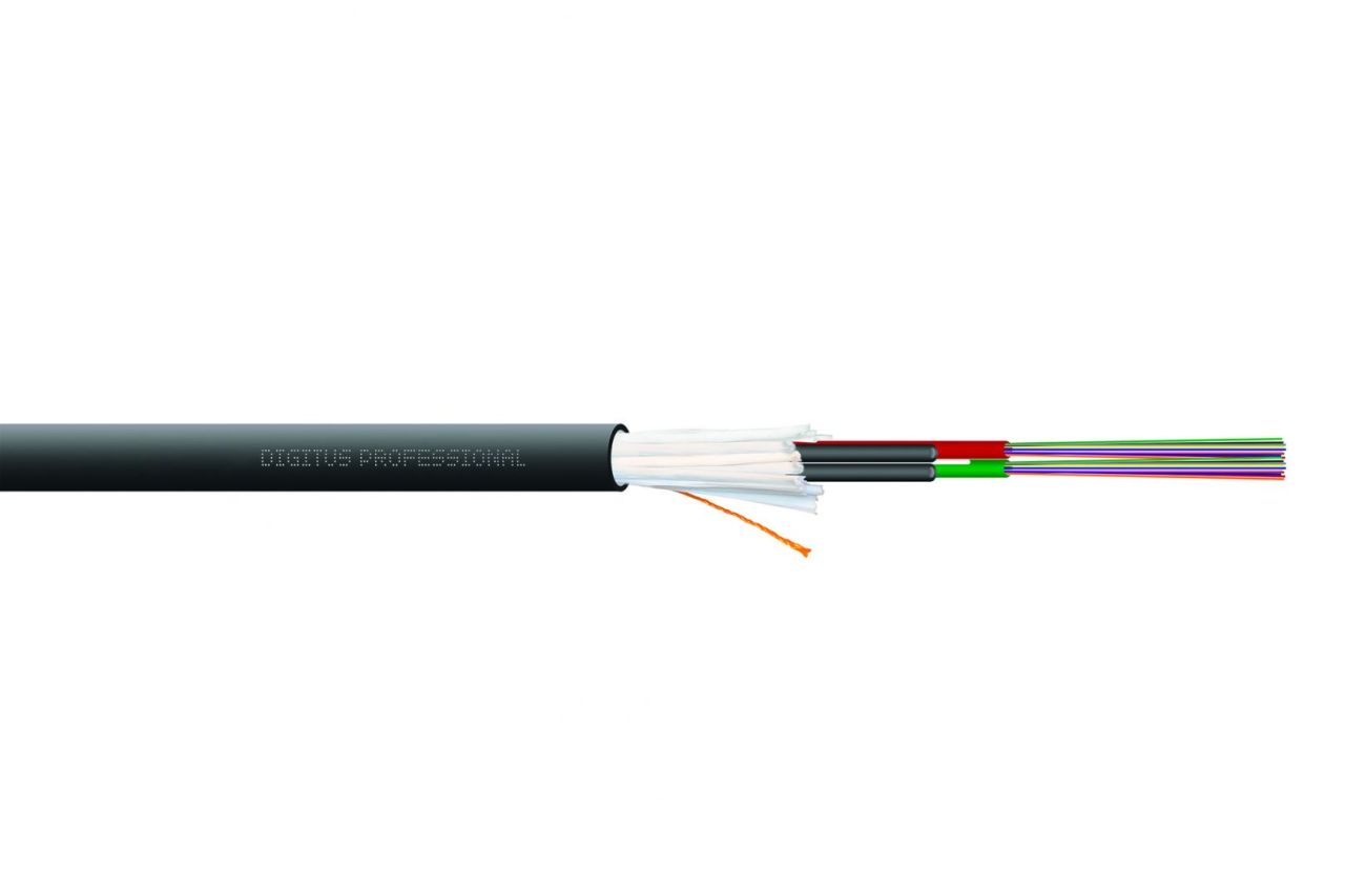 Digitus DK-35242/4-U száloptikás kábel 1 M OM4 Black Digitus DK-35242/4-U száloptikás kábel 1 M OM4 Black