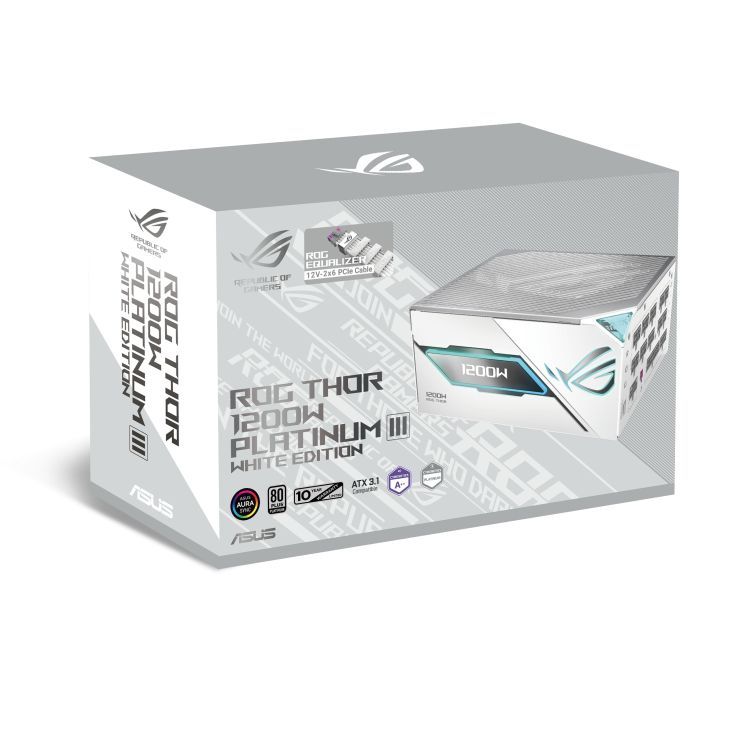 Asus 1200W 80+ Platinum III ROG Thor White Edition (ROG Equalizer) Asus 1200W 80+ Platinum III ROG Thor White Edition (ROG Equalizer)
