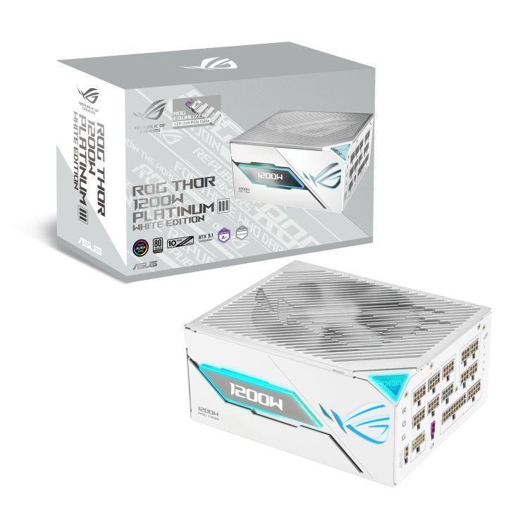 Asus 1200W 80+ Platinum III ROG Thor White Edition (ROG Equalizer) Asus 1200W 80+ Platinum III ROG Thor White Edition (ROG Equalizer)