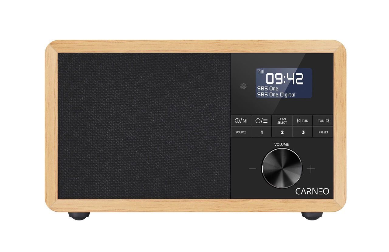Carneo P530 DAB+ Radio Wood Carneo P530 DAB+ Radio Wood